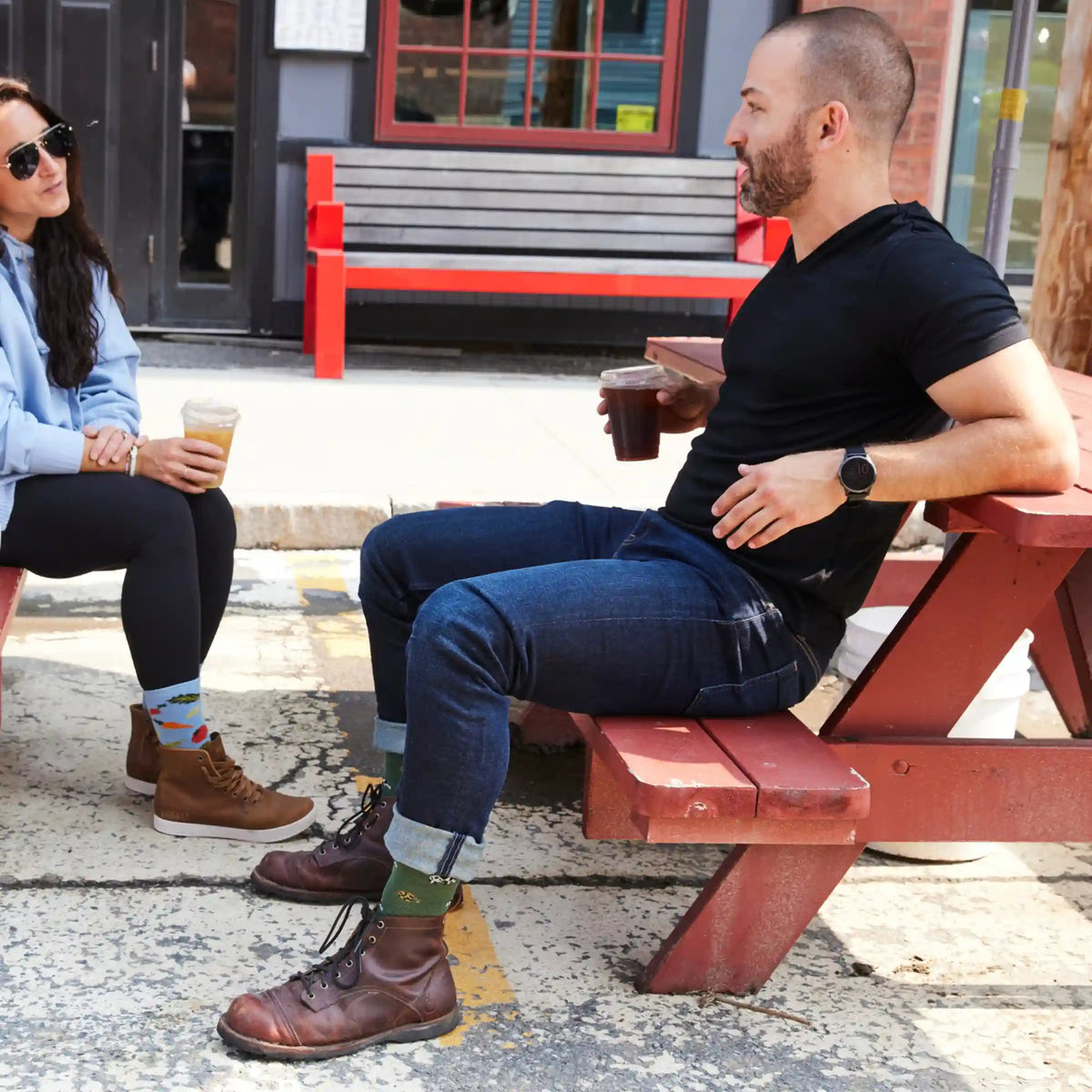 Men's Dairy Air Crew Lightweight Lifestyle Socks
