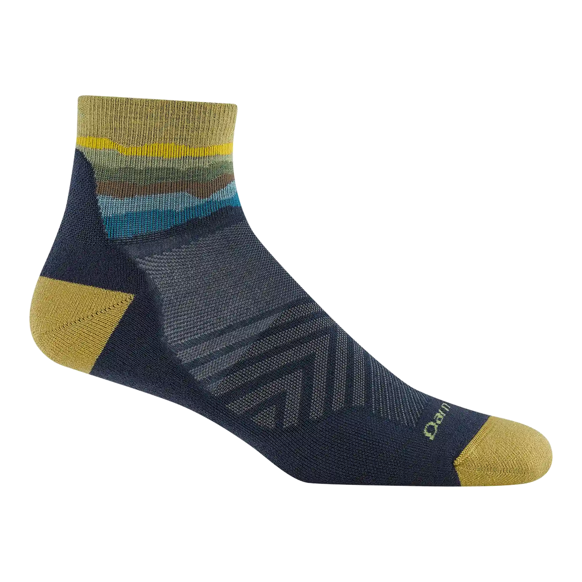 Men's Run Quarter Cushioned Ultra-Lightweight Running Socks