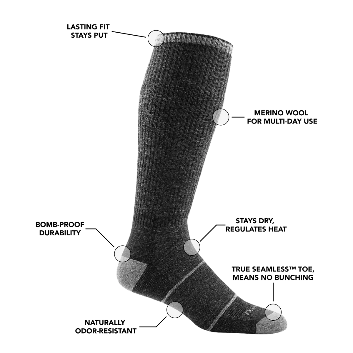 Men's Paul Bunyan Over-the-Calf Midweight Work Socks