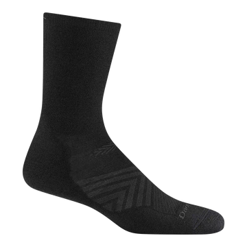 Men's Run Micro Crew Cushioned Ultra-Lightweight Running Socks