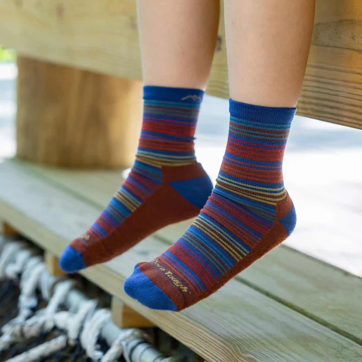 Kids Zebra Canyon Micro Crew  Lightweight Hiking Sock-Last Chance