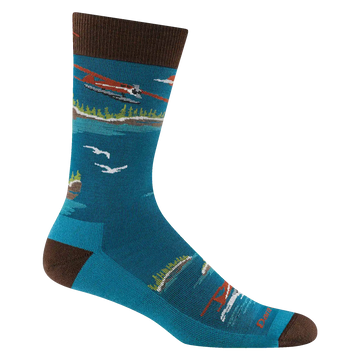 Men's Float Boat Crew Lightweight Lifestyle Socks-Last Chance