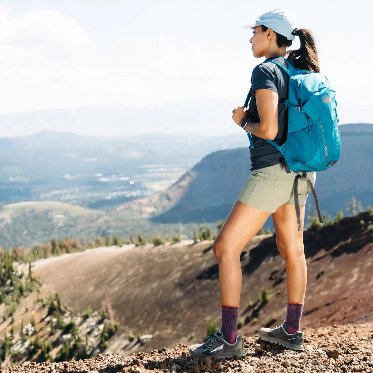 Women's Hiker Micro Crew Midweight Hiking Socks