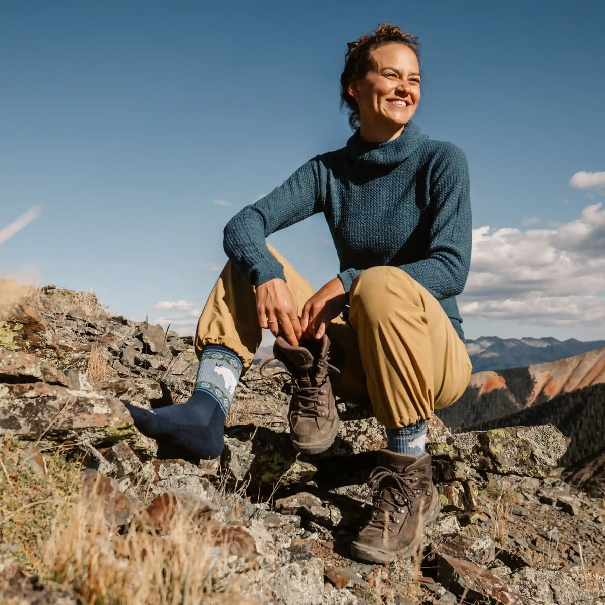 Women's Vanna Grizzle Boot Midweight Hiking Socks