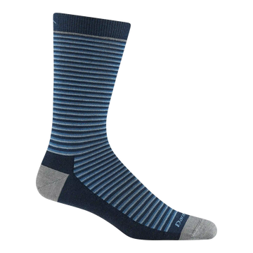 Men's Microstripe Crew Lightweight Lifestyle Socks