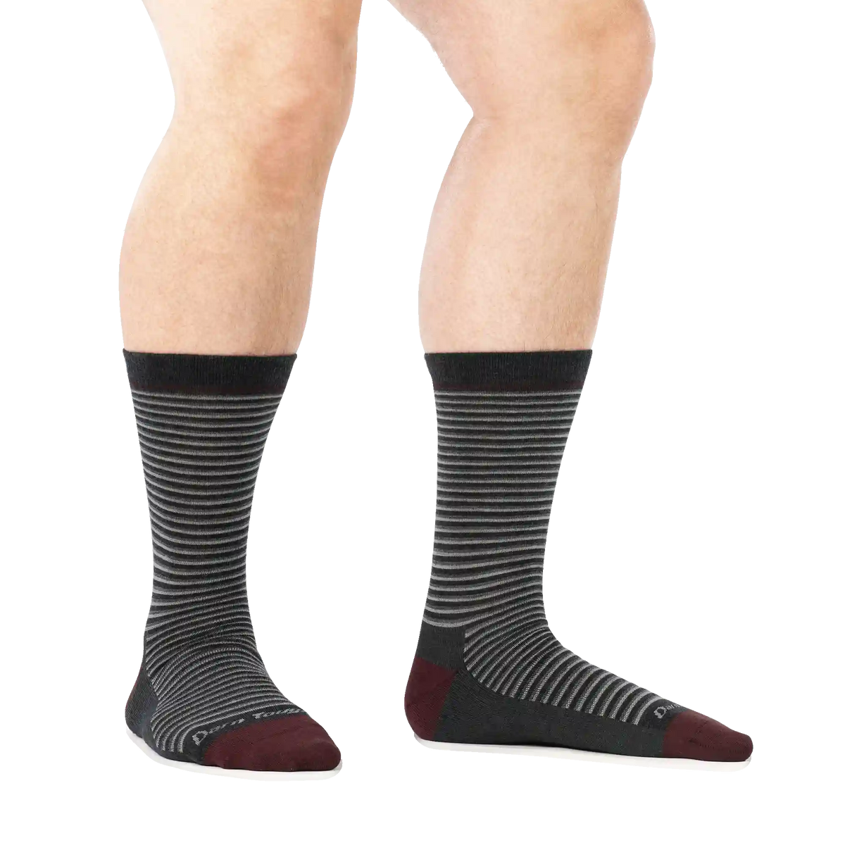 Men's Microstripe Crew Lightweight Lifestyle Socks